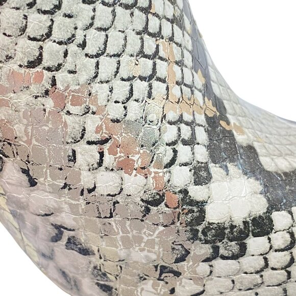 Snake Print Pointed Toe Mule Heels Womens Size 6.5 Slip-On Shoes By Express - Picture 12 of 12